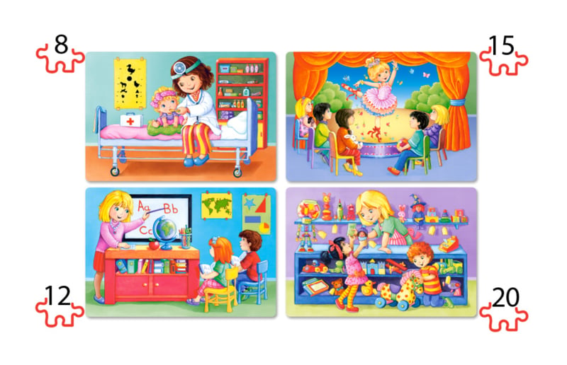 4 Delige puzzel set Ik hou van mijn baan Castorland B-041022
[mwwsrc:04e7c45943d37bfc0055b91e2193300f2a0747c3.jpg]