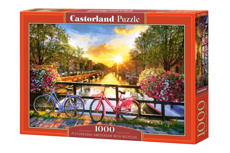 Picturesque Amsterdam with bicycles Pittoresk Amsterdam met fietsen Castorland C-104536
[mwwsrc:1359b05ea152f417232d61fd6127c2d195feeff1.jpg]