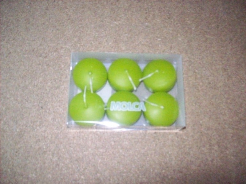 Drijfkaarsen Licht Groen 6 stuks
[mwwsrc:1ffb59d92c8af3552a826f1c4d48e09aaba5d015.jpg]