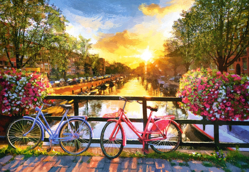 Picturesque Amsterdam with bicycles Pittoresk Amsterdam met fietsen Castorland C-104536
[mwwsrc:5287d1bb0d309c3deb585b0ff3e42c0ef5f25761.jpg]