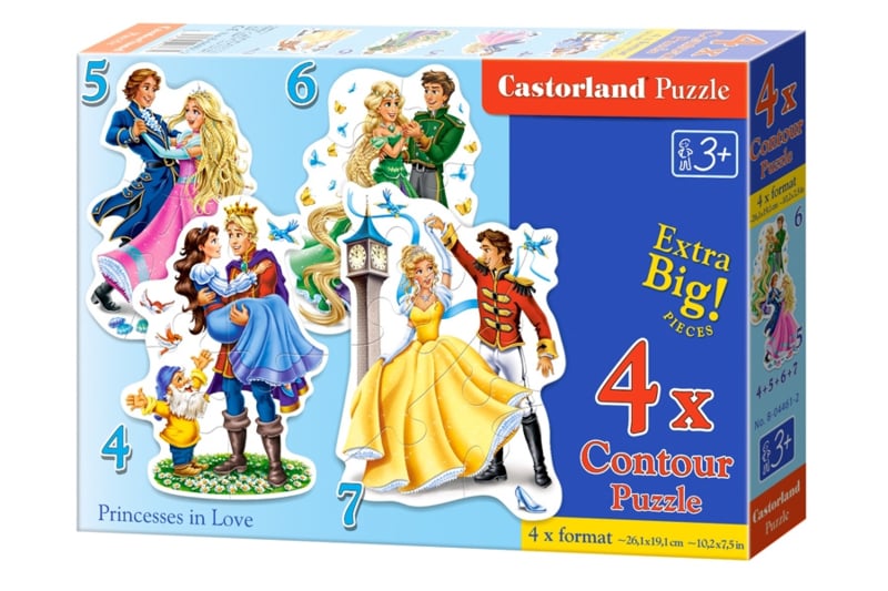4 Delige puzzel set Verliefde Prinsessen Castorland B-04461-2
[mwwsrc:5ae7fdc45560079a8344db186b7189d666bd52c3.jpg]