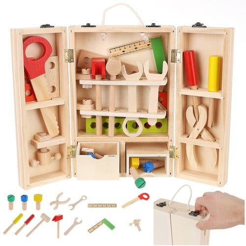 Houten Gereedschapskist 30 delig
[mwwsrc:62cce67dcc50880be14040b45831922f00095bbe.jpg]