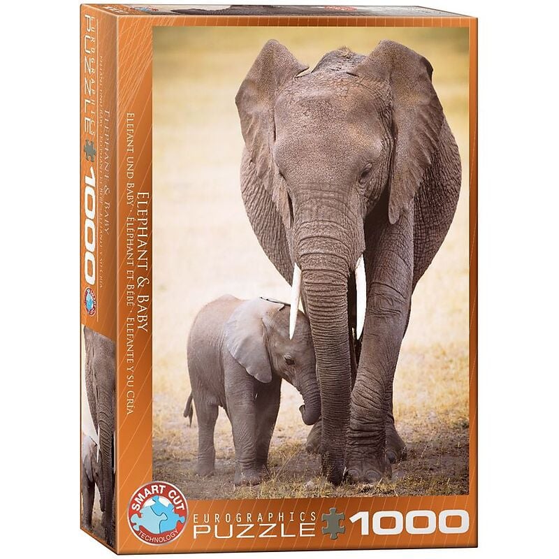 Olifant & Baby 1000 stukjes
[mwwsrc:8afac62033bea5b6c17977e02addc968c2d70335.jpg]