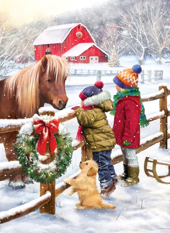 Kerst Pony Christmas Pony Simon Treadwell 1000 stukjes
[mwwsrc:91b03b508a395db0a9f3edda4bb09c3c8ab4cfaa.jpg]