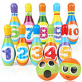 Zachte Bowling Set voor Kinderen – 10 Genummerde Kegels & 2 Ballen, Kinder Bowling Set met Cijfers 1-10 – Zachte Kegels en Ballen
[mwwsrc:a1dec9bcf58d0fd397dfcff7f8e812e93d91de74.jpg]