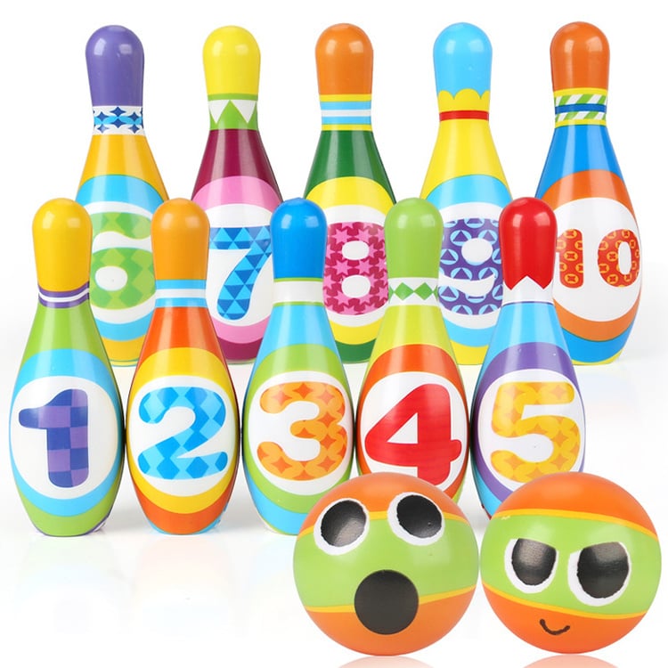 Zachte Bowling Set voor Kinderen – 10 Genummerde Kegels & 2 Ballen, Kinder Bowling Set met Cijfers 1-10 – Zachte Kegels en Ballen
[mwwsrc:a1dec9bcf58d0fd397dfcff7f8e812e93d91de74.jpg]