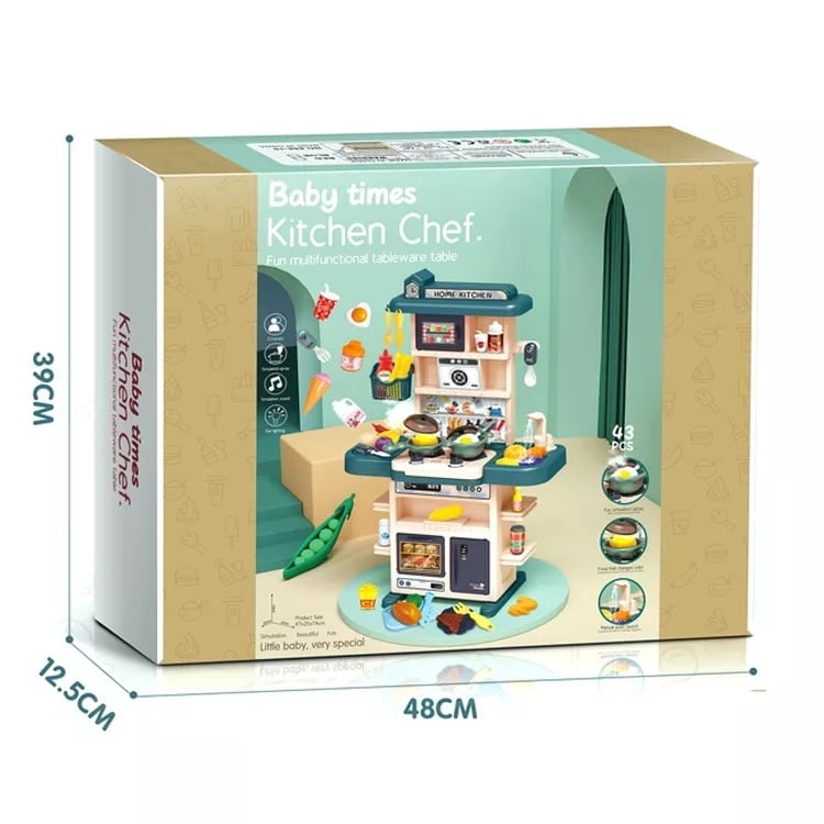 Keuken met 43 delige accessoire set Groen
[mwwsrc:c80cbd1b4a64680ee7e1448e86b367e9f5d20109.jpg]