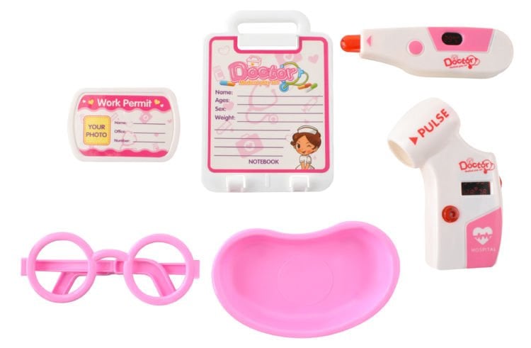 Doktersset met trolley roze / Medical play set roze
[mwwsrc:ee5b84ec78a4135c1f24c6c0408ea65bbddcb7ce.jpg]