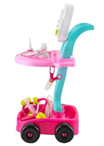 Doktersset met trolley roze / Medical play set roze
[mwwsrc:f15e68d09e929b3ed27f5381af46bc8f7adb06b0.jpg]